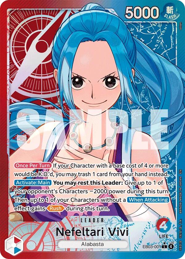 Nefeltari Vivi - 001 (Alternate Art) [Extra Booster: One Piece Heroines Edition] | Gamers Paradise