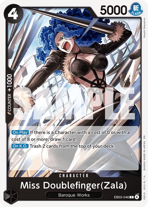 Miss Doublefinger(Zala) [Extra Booster: One Piece Heroines Edition] | Gamers Paradise