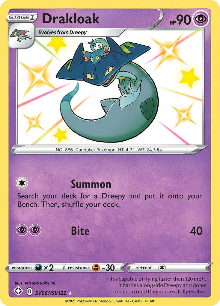 Drakloak (SV061/SV122) [Sword & Shield: Shining Fates] | Gamers Paradise