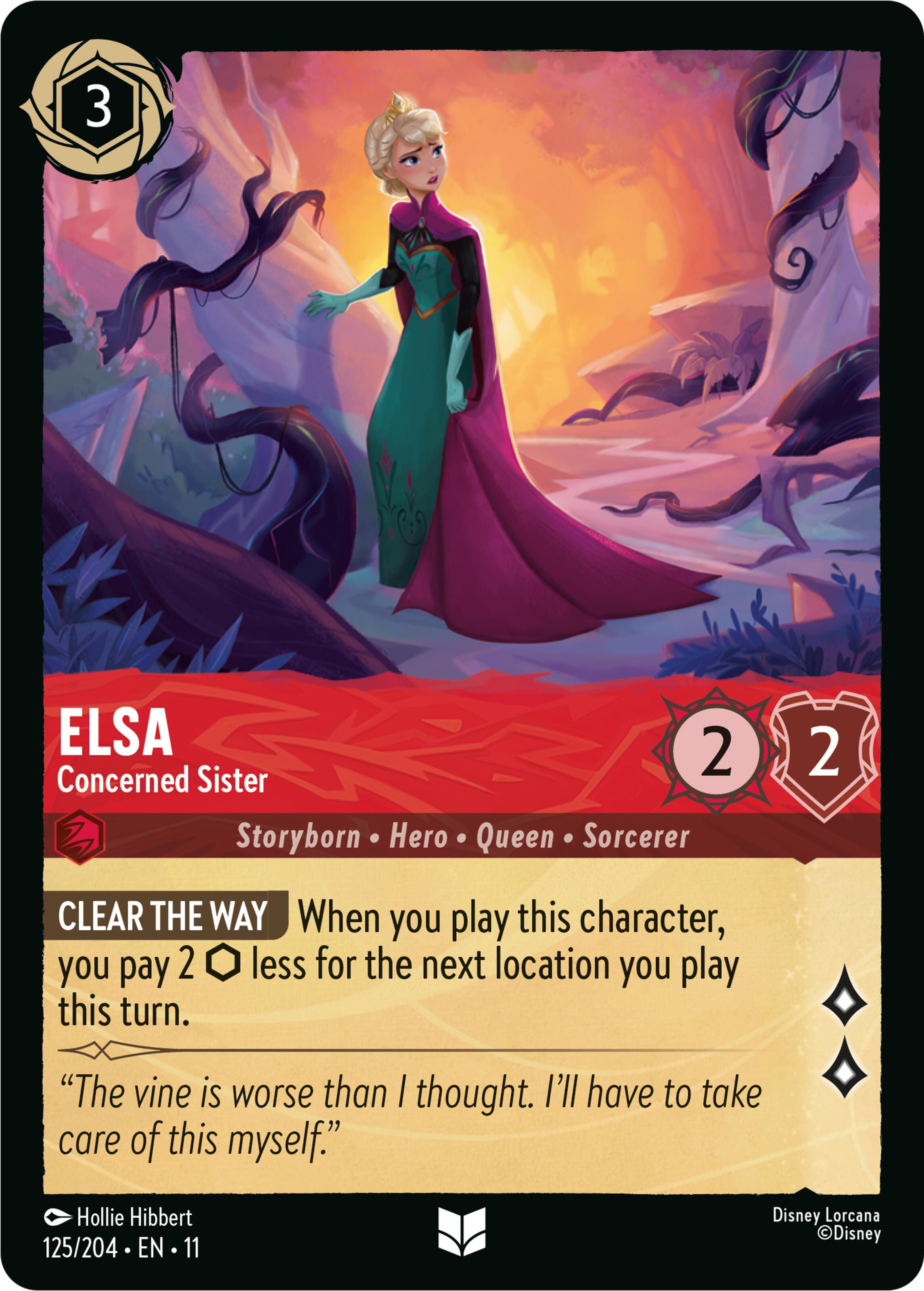 Elsa - Concerned Sister (125/204) [Winterspell] | Gamers Paradise