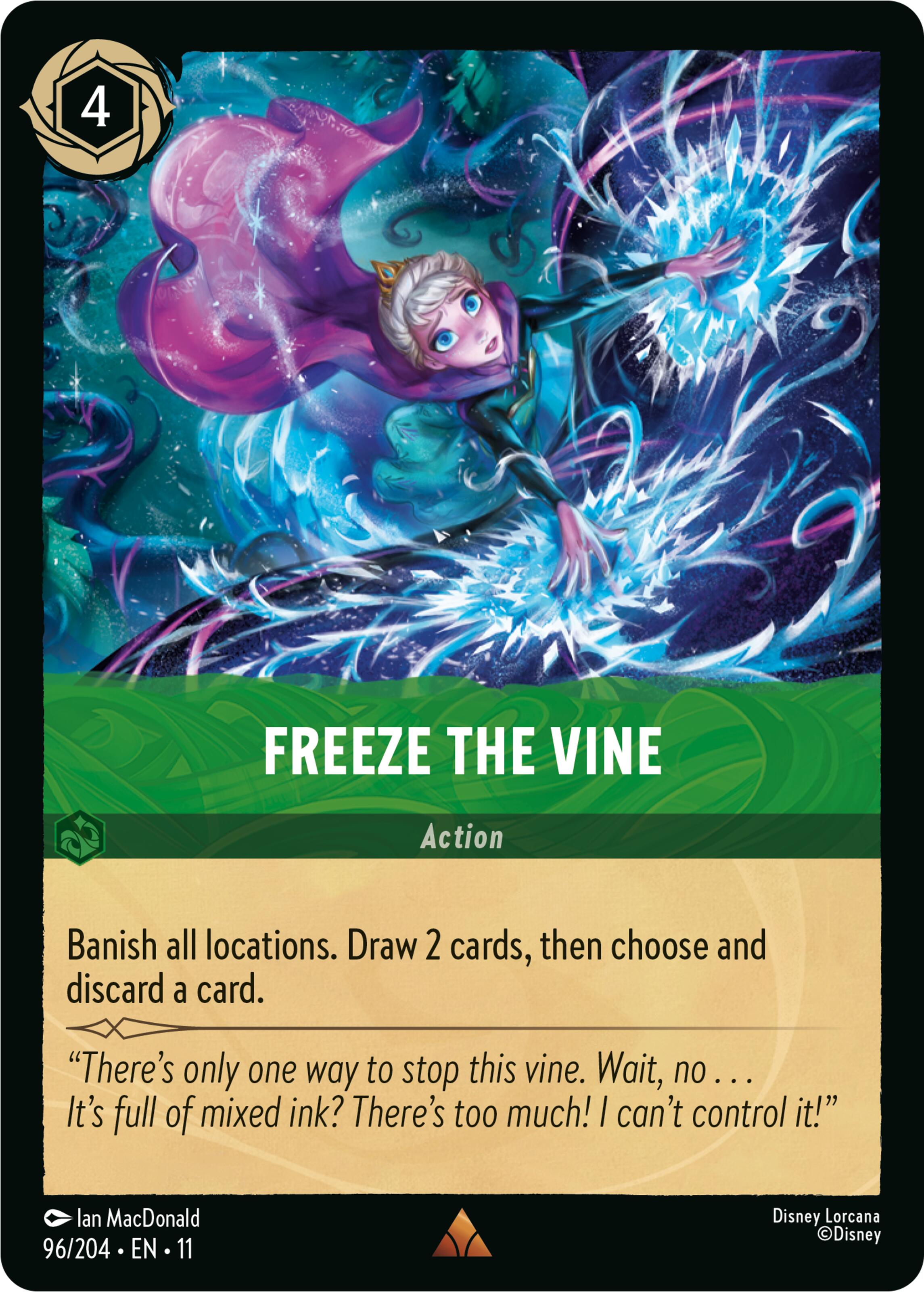 Freeze the Vine (96/204) [Winterspell] | Gamers Paradise