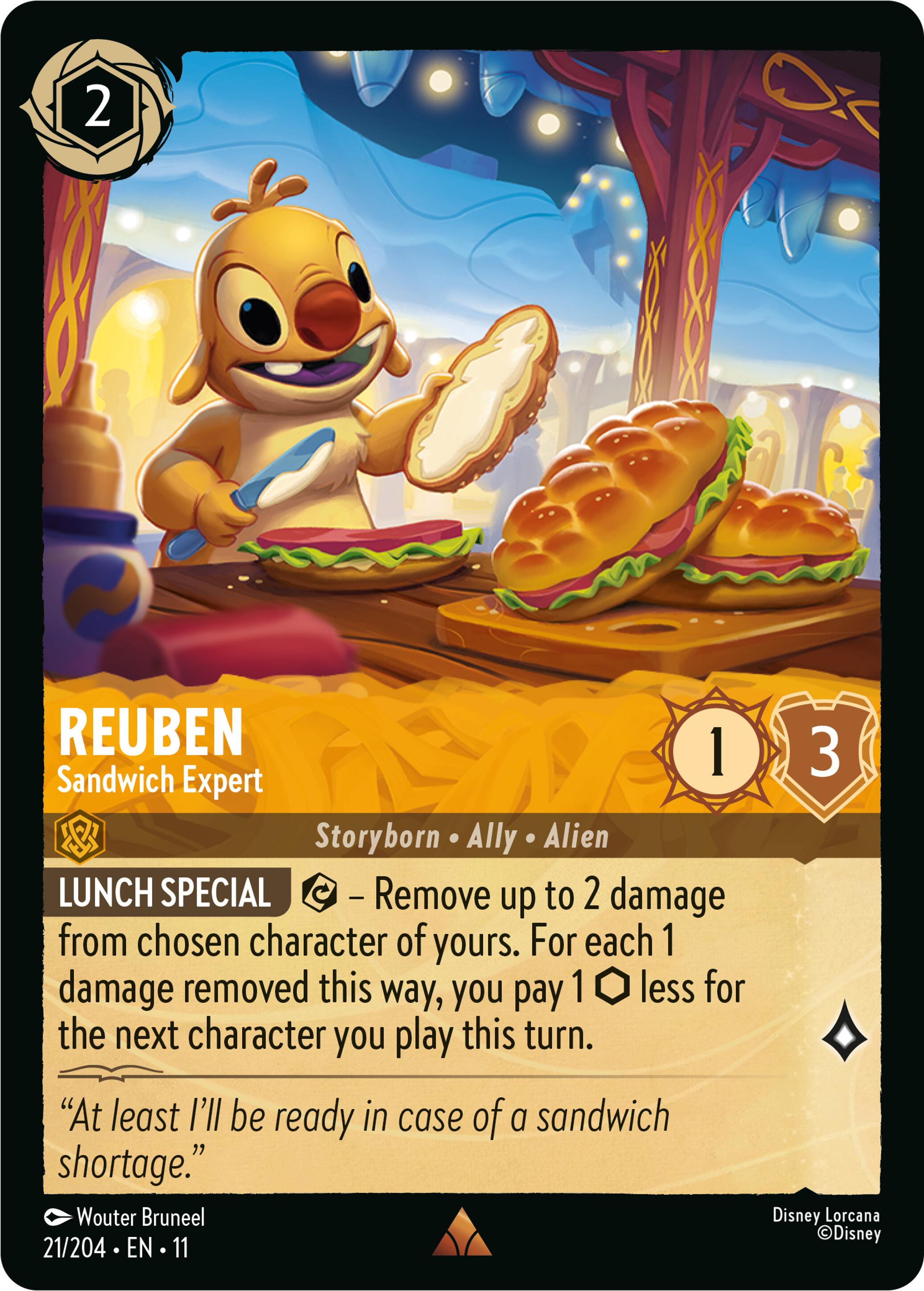 Reuben - Sandwich Expert (21/204) [Winterspell] | Gamers Paradise