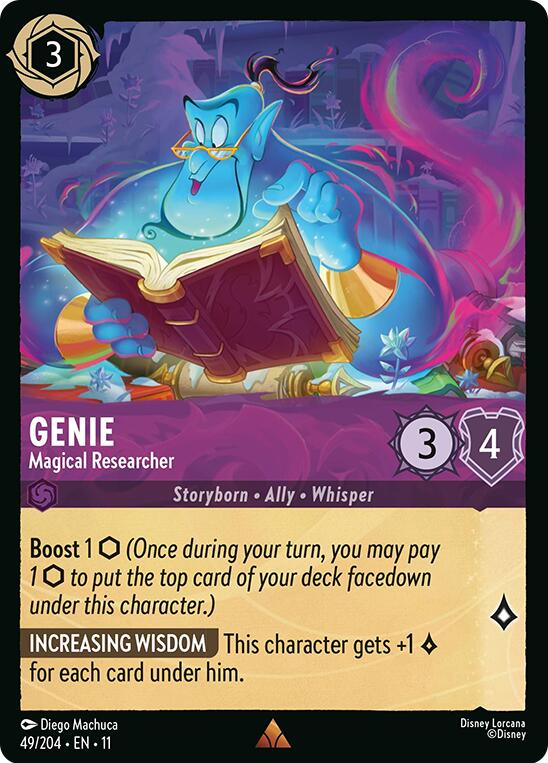 Genie - Magical Researcher (49/204) [Winterspell] | Gamers Paradise