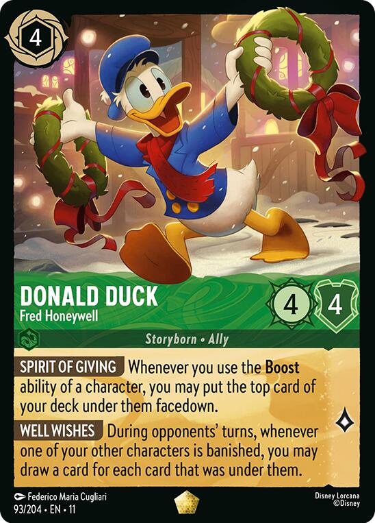 Donald Duck - Fred Honeywell (93/204) [Winterspell] | Gamers Paradise