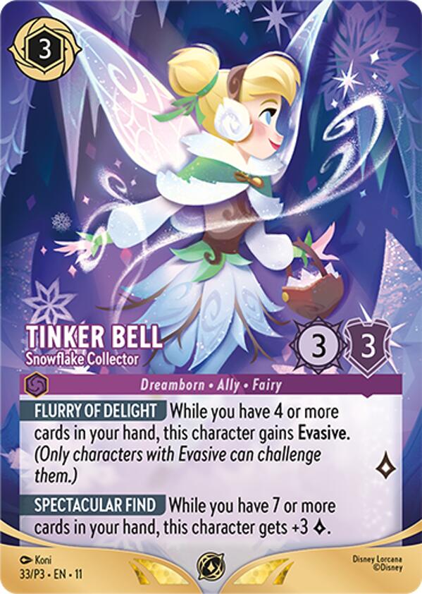 Tinker Bell - Snowflake Collector (Store Championship Participant) (33) [Promo Cards] | Gamers Paradise