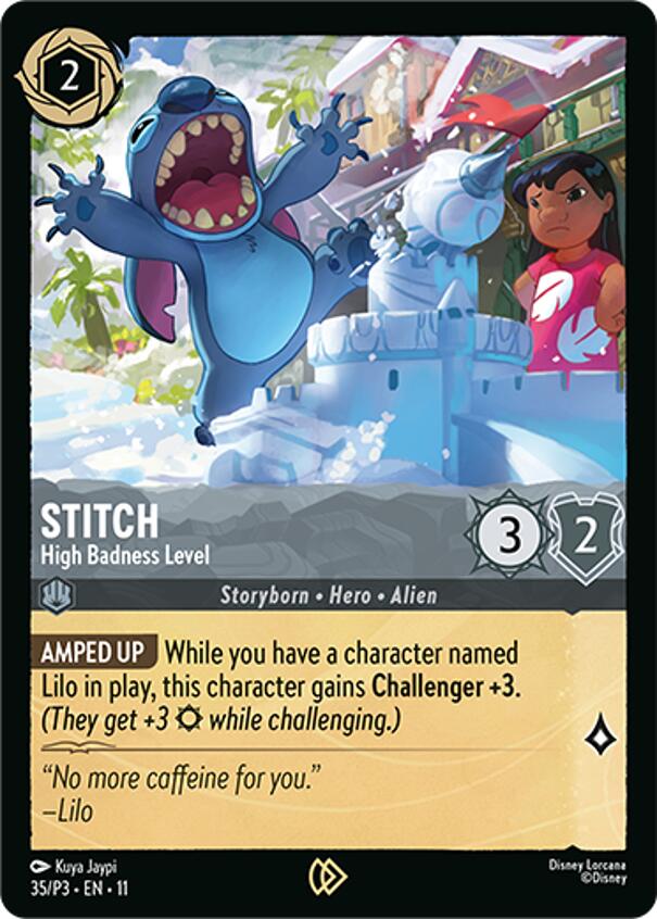 Stitch - High Badness Level (35) [Promo Cards] | Gamers Paradise