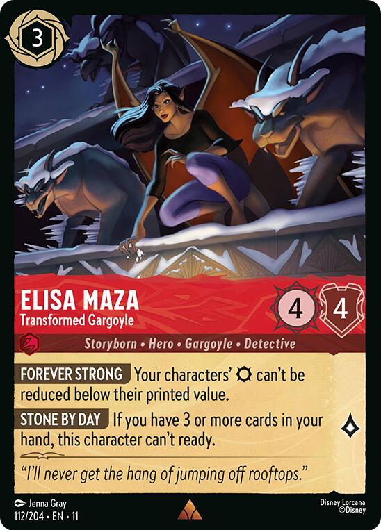 Elisa Maza - Transformed Gargoyle (112/204) [Winterspell] | Gamers Paradise