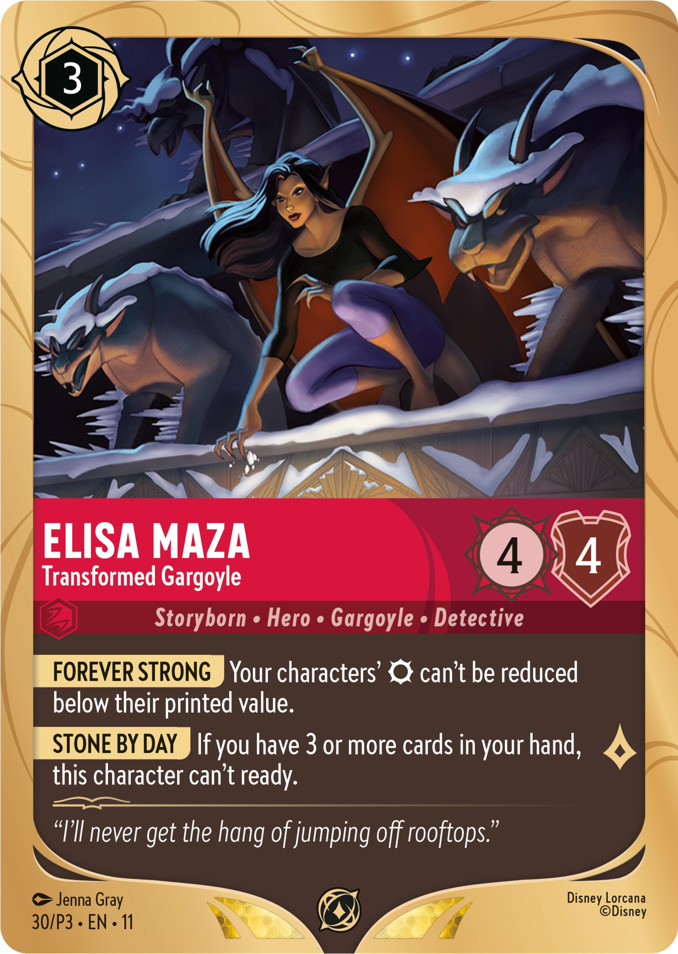 Elisa Maza - Transformed Gargoyle (30) [Promo Cards] | Gamers Paradise