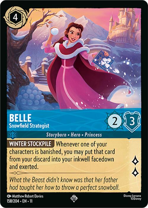 Belle - Snowfield Strategist (158/204) [Winterspell] | Gamers Paradise