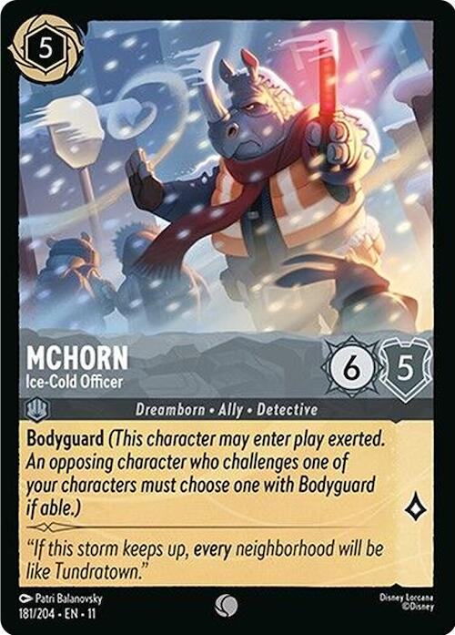 McHorn - Ice-Cold Officer (181/204) [Winterspell] | Gamers Paradise