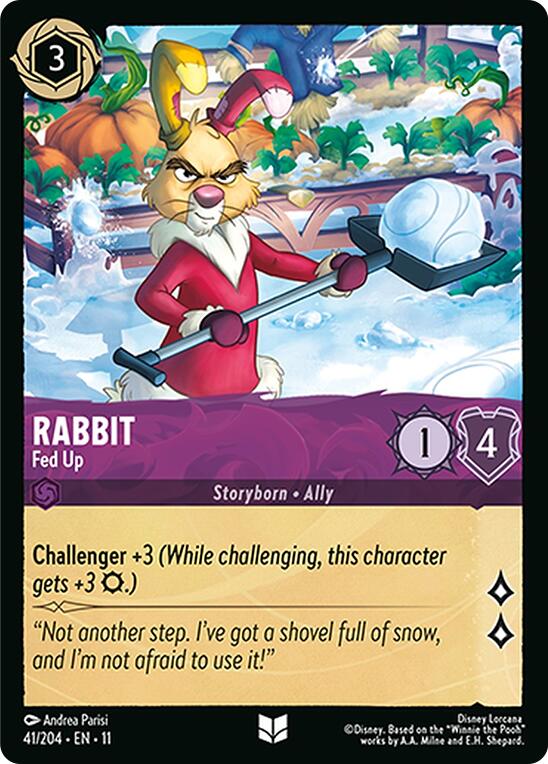 Rabbit - Fed Up (41/204) [Winterspell] | Gamers Paradise