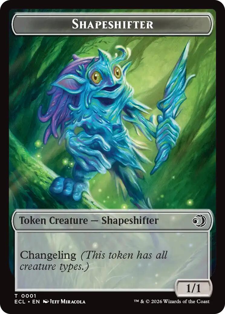 Copy // Shapeshifter Double-Sided Token [Lorwyn Eclipsed Tokens] | Gamers Paradise