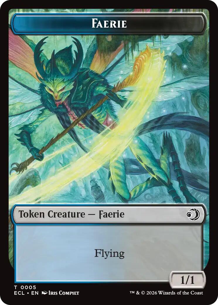 Faerie // Goblin Double-Sided Token [Lorwyn Eclipsed Tokens] | Gamers Paradise