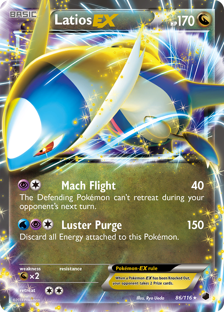 Latios EX (86/116) [Black & White: Plasma Freeze] | Gamers Paradise