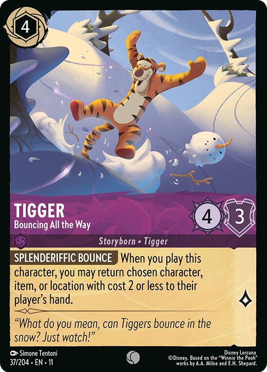 Tigger - Bouncing All the Way (37/204) [Winterspell] | Gamers Paradise