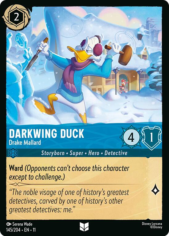 Darkwing Duck - Drake Mallard (145/204) [Winterspell] | Gamers Paradise