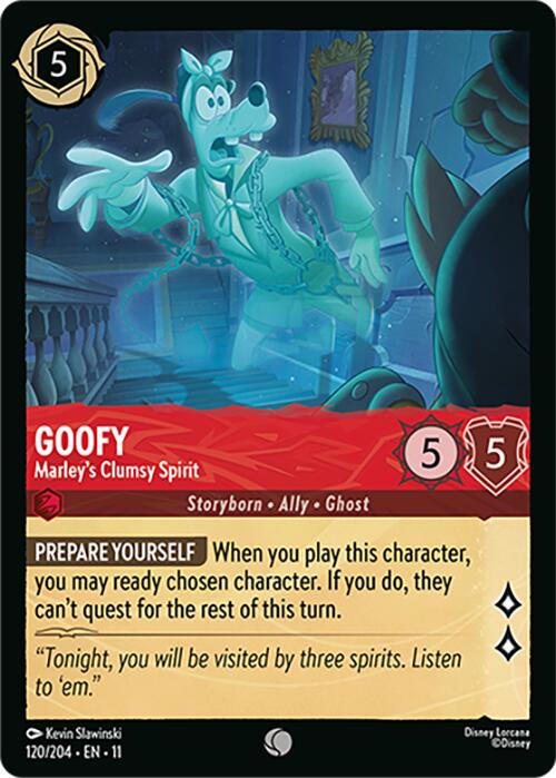 Goofy - Marley's Clumsy Spirit (120/204) [Winterspell] | Gamers Paradise
