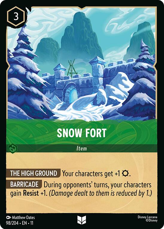 Snow Fort (98/204) [Winterspell] | Gamers Paradise