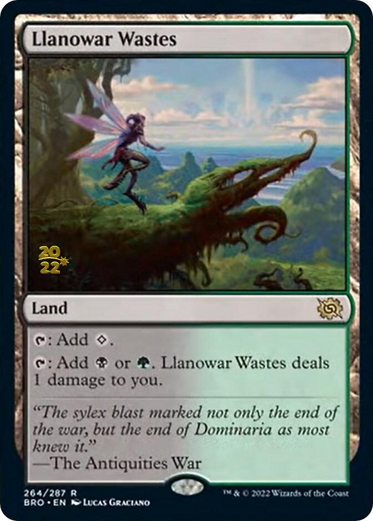 Llanowar Wastes [The Brothers' War Prerelease Promos] | Gamers Paradise