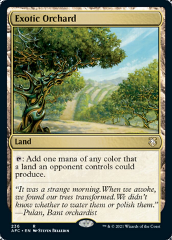 Exotic Orchard [Dungeons & Dragons: Adventures in the Forgotten Realms Commander] | Gamers Paradise