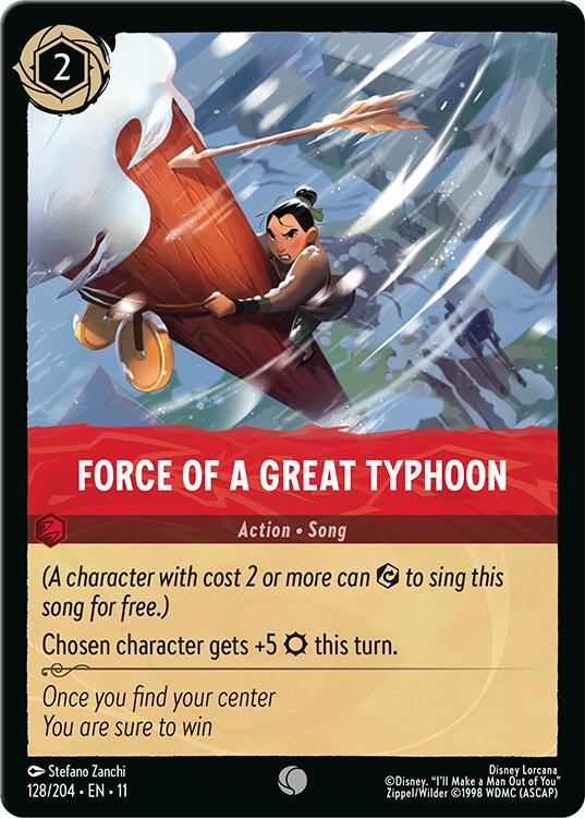 Force of a Great Typhoon (128/204) [Winterspell] | Gamers Paradise