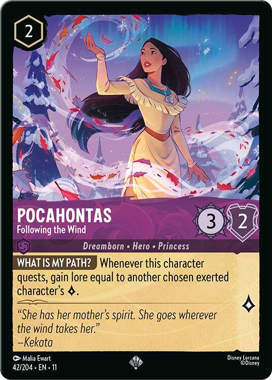 Pocahontas - Following the Wind (42/204) [Winterspell] | Gamers Paradise