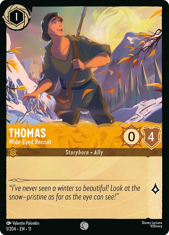 Thomas - Wide-Eyed Recruit (1/204) [Winterspell] | Gamers Paradise