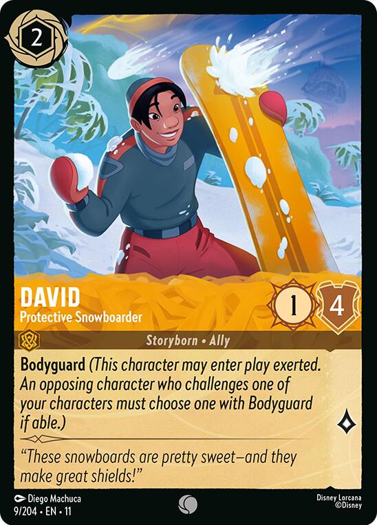 David - Protective Snowboarder (9/204) [Winterspell] | Gamers Paradise