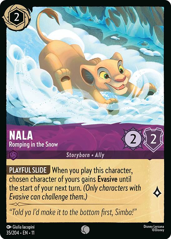 Nala - Romping in the Snow (35/204) [Winterspell] | Gamers Paradise