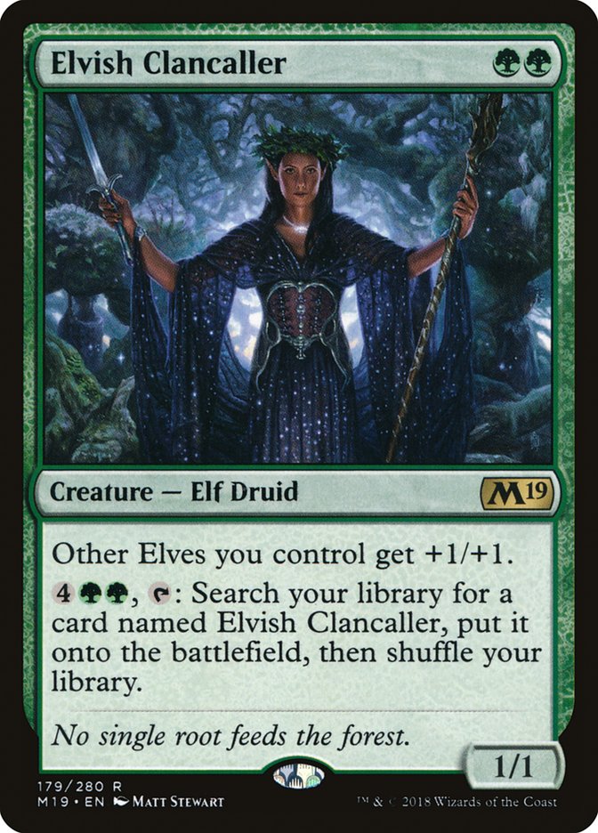 Elvish Clancaller [Core Set 2019] | Gamers Paradise