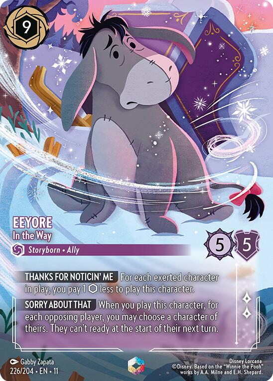 Eeyore - In the Way (Enchanted) (226/204) [Winterspell] | Gamers Paradise