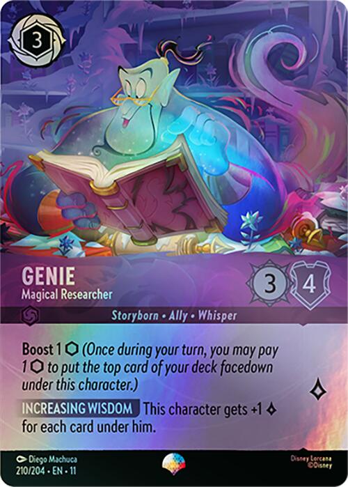 Genie - Magical Researcher (Epic) (210/204) [Winterspell] | Gamers Paradise
