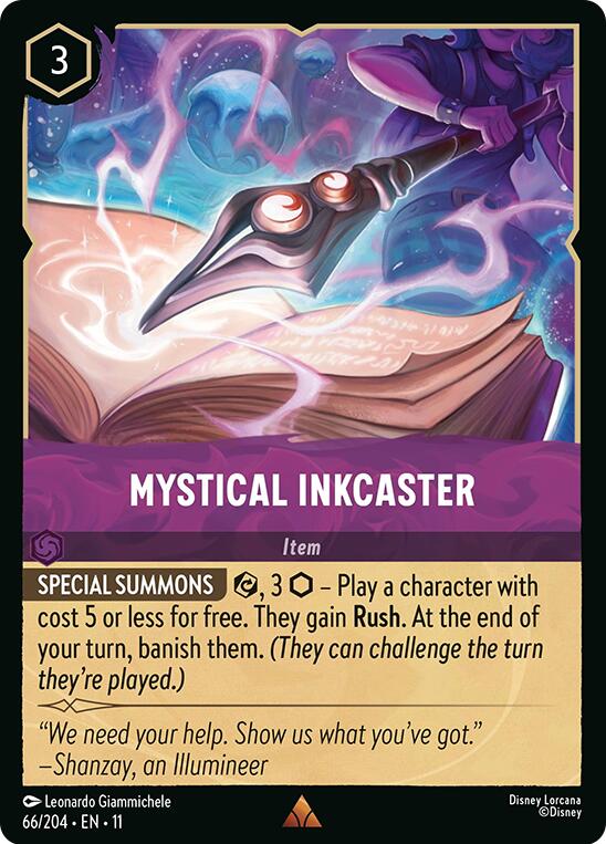 Mystical Inkcaster (66/204) [Winterspell] | Gamers Paradise