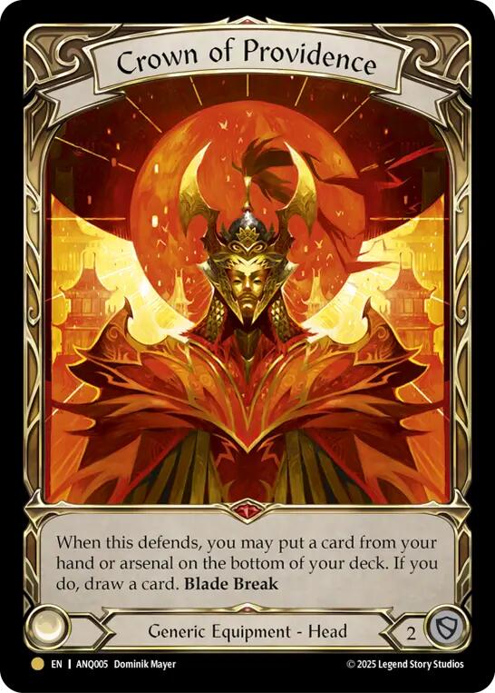 Crown of Providence [ANQ005] (Compendium of Rathe - Antiquity Pack)  Rainbow Foil | Gamers Paradise