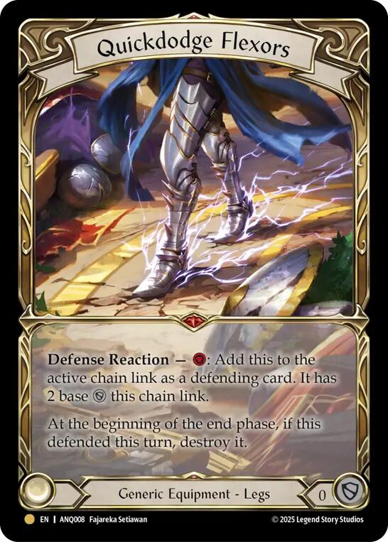 Quickdodge Flexors [ANQ008] (Compendium of Rathe - Antiquity Pack)  Rainbow Foil | Gamers Paradise