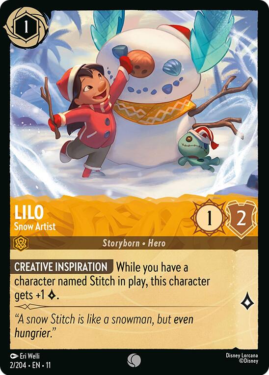 Lilo - Snow Artist (2/204) [Winterspell] | Gamers Paradise