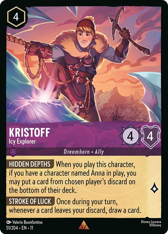 Kristoff - Icy Explorer (51/204) [Winterspell] | Gamers Paradise