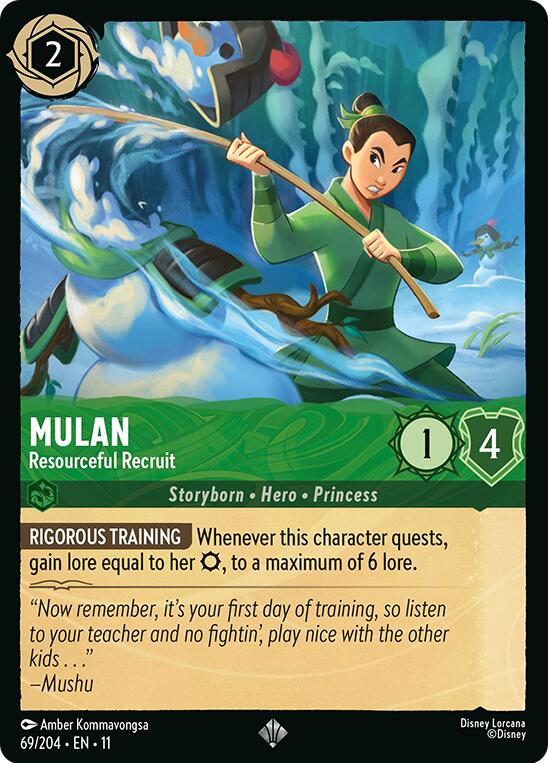 Mulan - Resourceful Recruit (69/204) [Winterspell] | Gamers Paradise