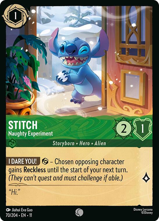 Stitch - Naughty Experiment (70/204) [Winterspell] | Gamers Paradise