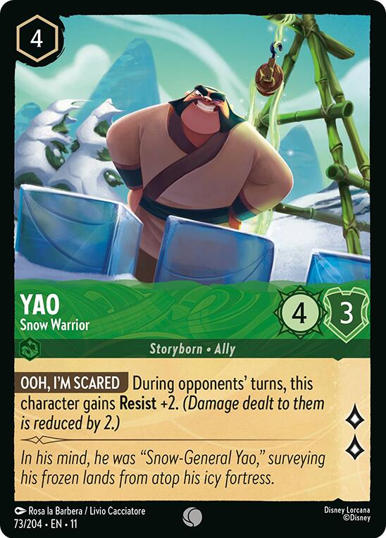 Yao - Snow Warrior (73/204) [Winterspell] | Gamers Paradise