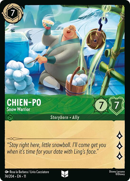 Chien-Po - Snow Warrior (74/204) [Winterspell] | Gamers Paradise