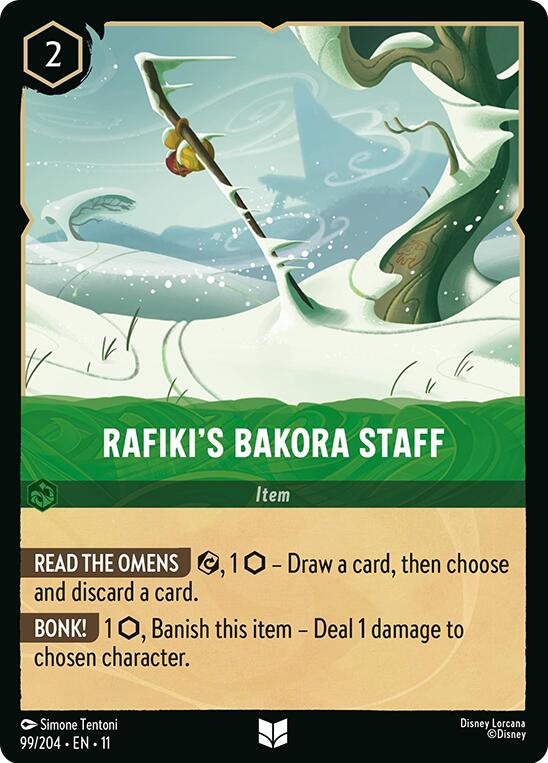 Rafiki's Bakora Staff (99/204) [Winterspell] | Gamers Paradise