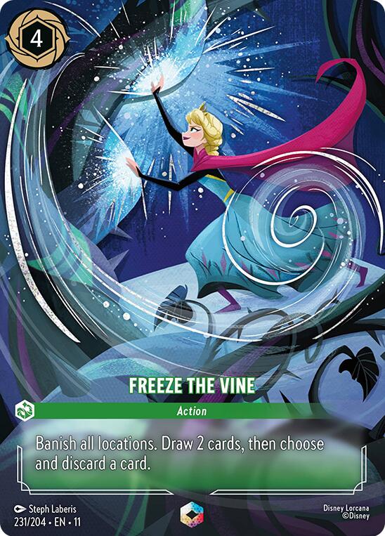 Freeze the Vine (Enchanted) (231/204) [Winterspell] | Gamers Paradise