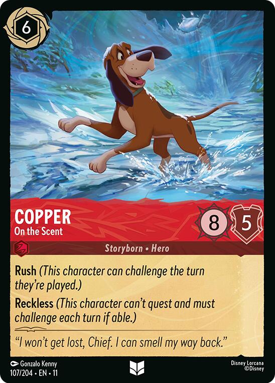 Copper - On the Scent (107/204) [Winterspell] | Gamers Paradise