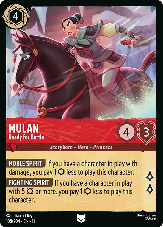 Mulan - Ready for Battle (108/204) [Winterspell] | Gamers Paradise