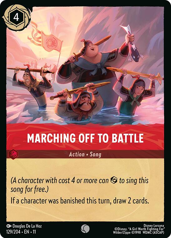 Marching Off to Battle (129/204) [Winterspell] | Gamers Paradise