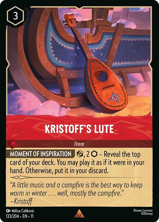 Kristoff's Lute (133/204) [Winterspell] | Gamers Paradise