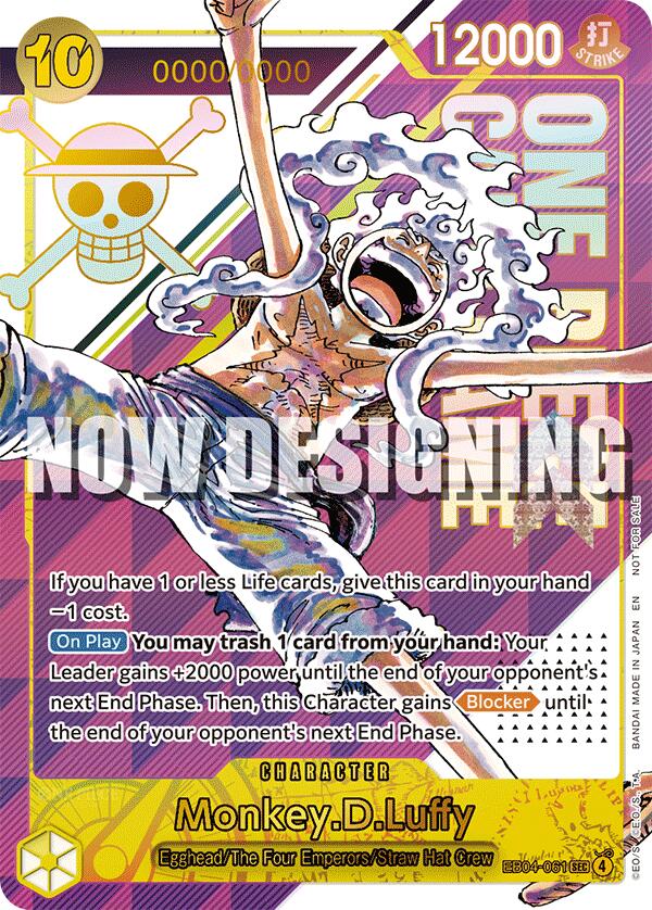Monkey.D.Luffy (EB04-061) (Serial Numbered) [One Piece Promotion Cards] | Gamers Paradise