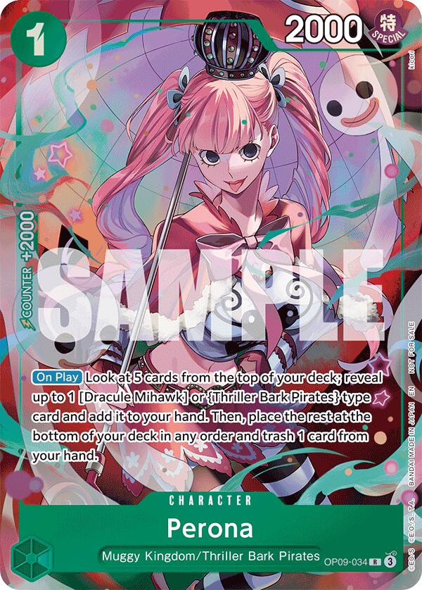 Perona (OP09-034) [Starter Deck: Film Edition] | Gamers Paradise