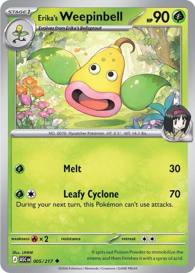 Erika's Weepinbell (005/217) [Mega Evolution: Ascended Heroes] | Gamers Paradise